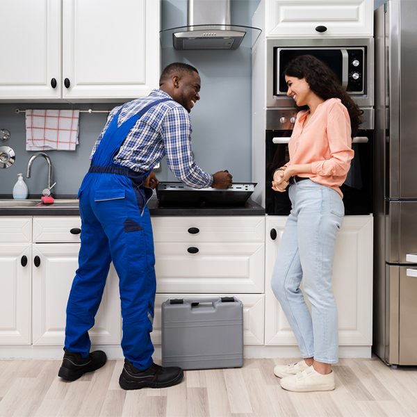 can you provide an estimate for cooktop repair before beginning any work in East Gillespie